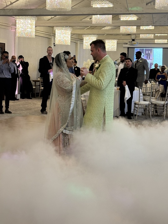 Client wedding day